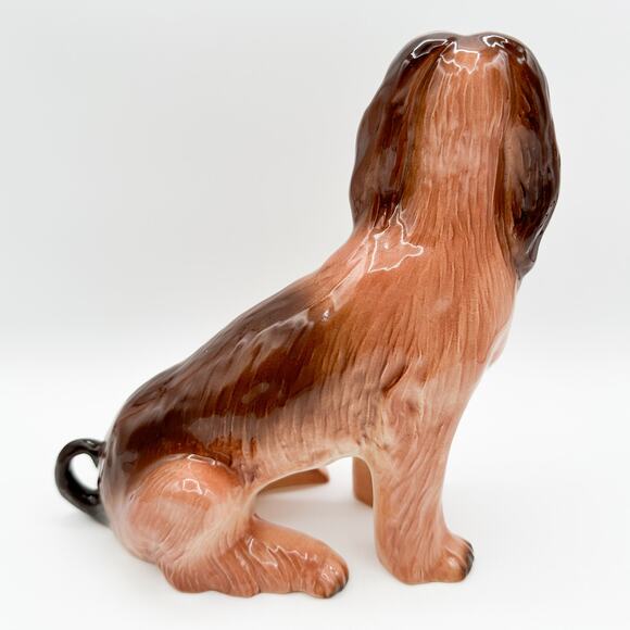 Kingston Pottery England Hand Painted Afghan Dog Statue Figurine - Picture 6 of 13